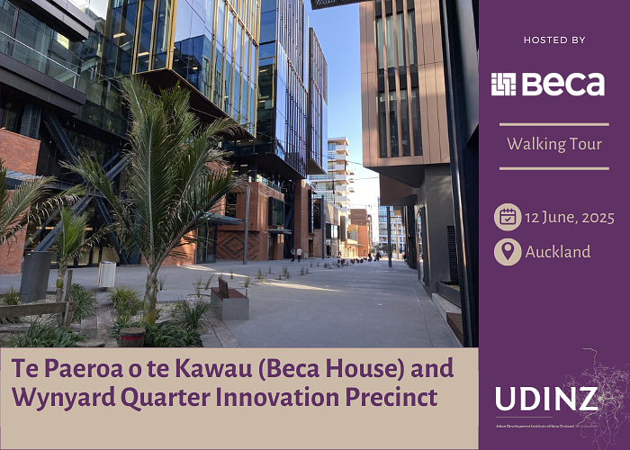 Walking tour of Te Paeroa o te Kawau (Beca House) and Wynyard Quarter Innovation Precinct logo